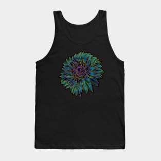 Colorful Chrysanthemum flower Tank Top